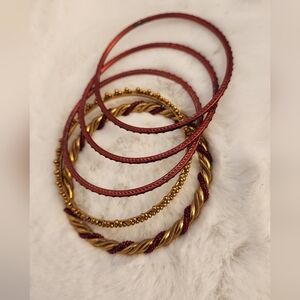 Set of 5 metal bracelet